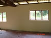 Newly painted walls and windows